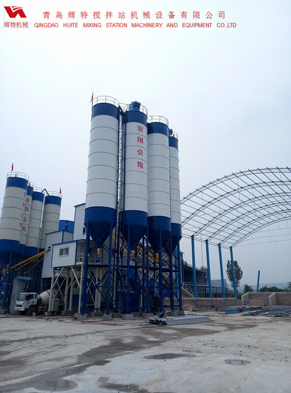 輝特混凝土攪拌站HZS120---直觀的操作畫(huà)面，簡(jiǎn)單易懂