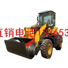 鏟斗攪拌混凝土的裝載機(jī) 鏟車(chē)斗可以攪拌混凝土