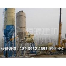 恒源建機混凝土拌合站主結(jié)構(gòu)配置與產(chǎn)量