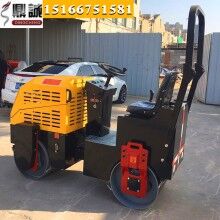 內(nèi)外兼修！1噸雙鋼輪振動壓路機 全液壓柴油壓路機 振動小碾子